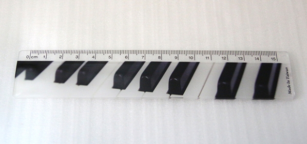 立體鍵盤尺15cm 1