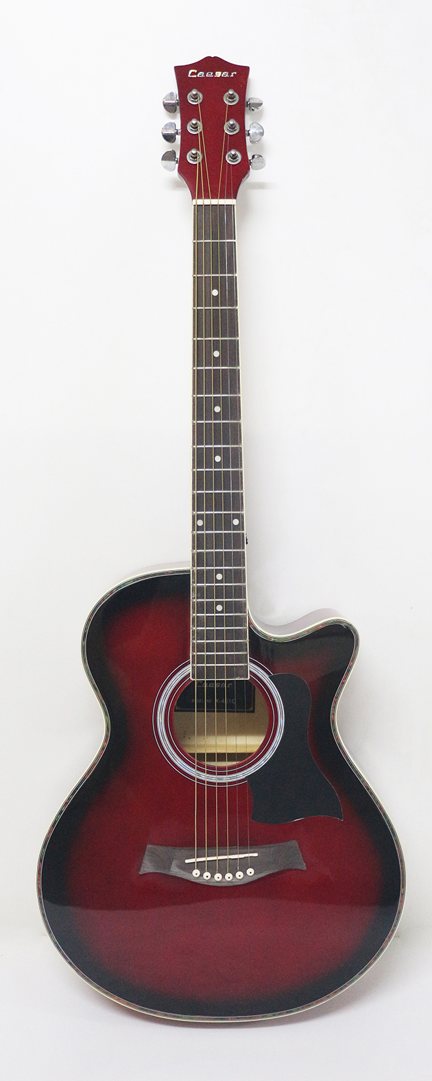 AGX401C-39吋民謠吉他缺角-亮光 (貝殼鑲邊) 原木色/黑色/雙色/藍色 5